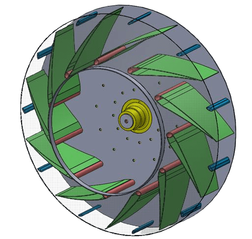 Ingeniería básica de rotor para ventilador
