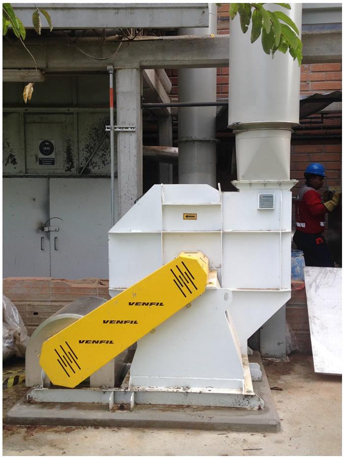 ventilador centrifugo con silenciador
